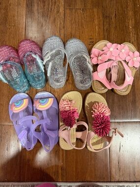 Toddler Girls sandals lot. Size 7 and size 8